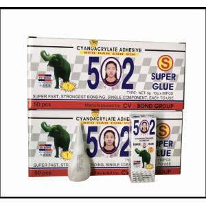 keo 502 con voi 1 hộp S 50 chai